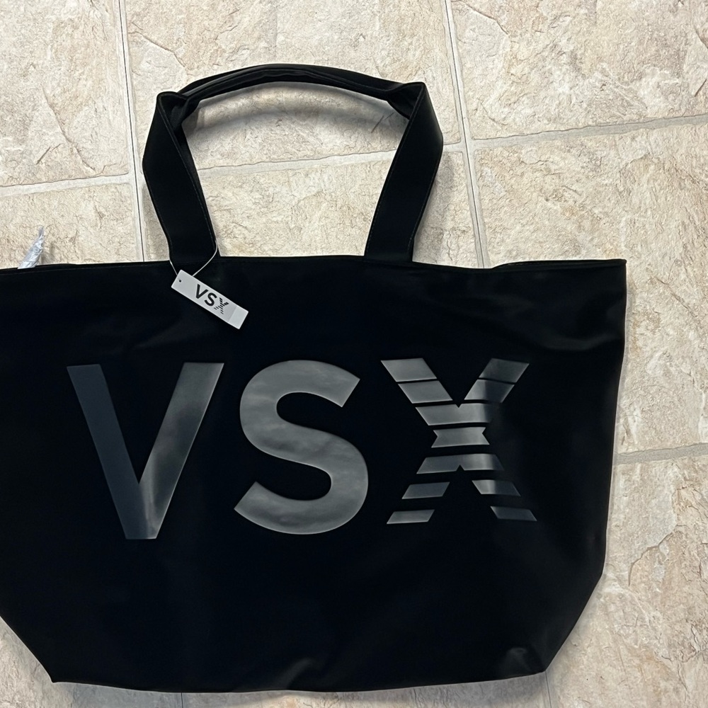 VSX Black and Gray Tote Bag
